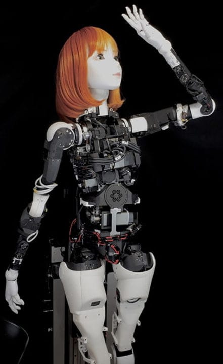 la robótica ha generado máquinas con formas humanas capaces de imitar los movimientos y gestos de sus modelos.